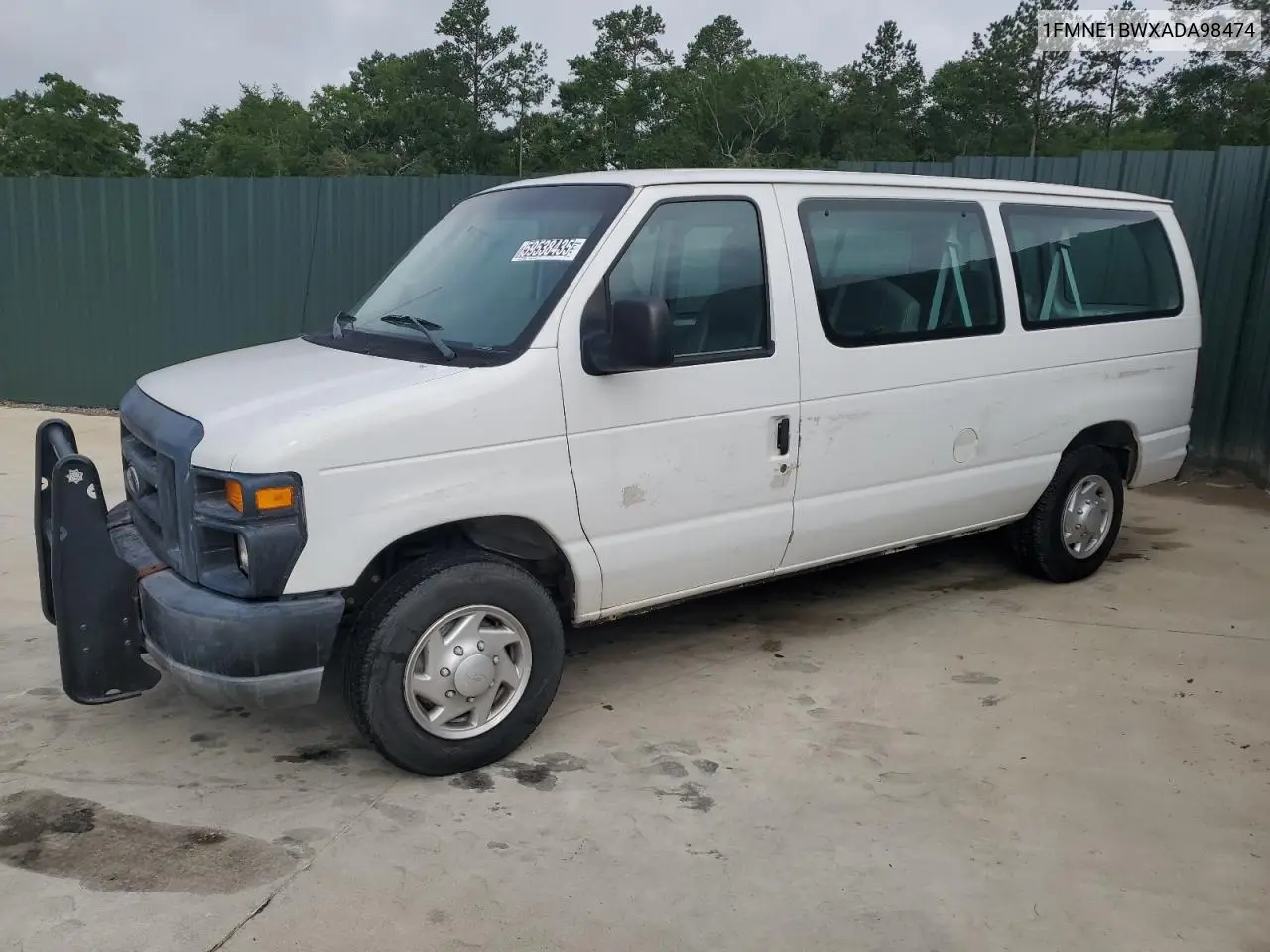 2010 Ford Econoline E150 Wagon VIN: 1FMNE1BWXADA98474 Lot: 59538435