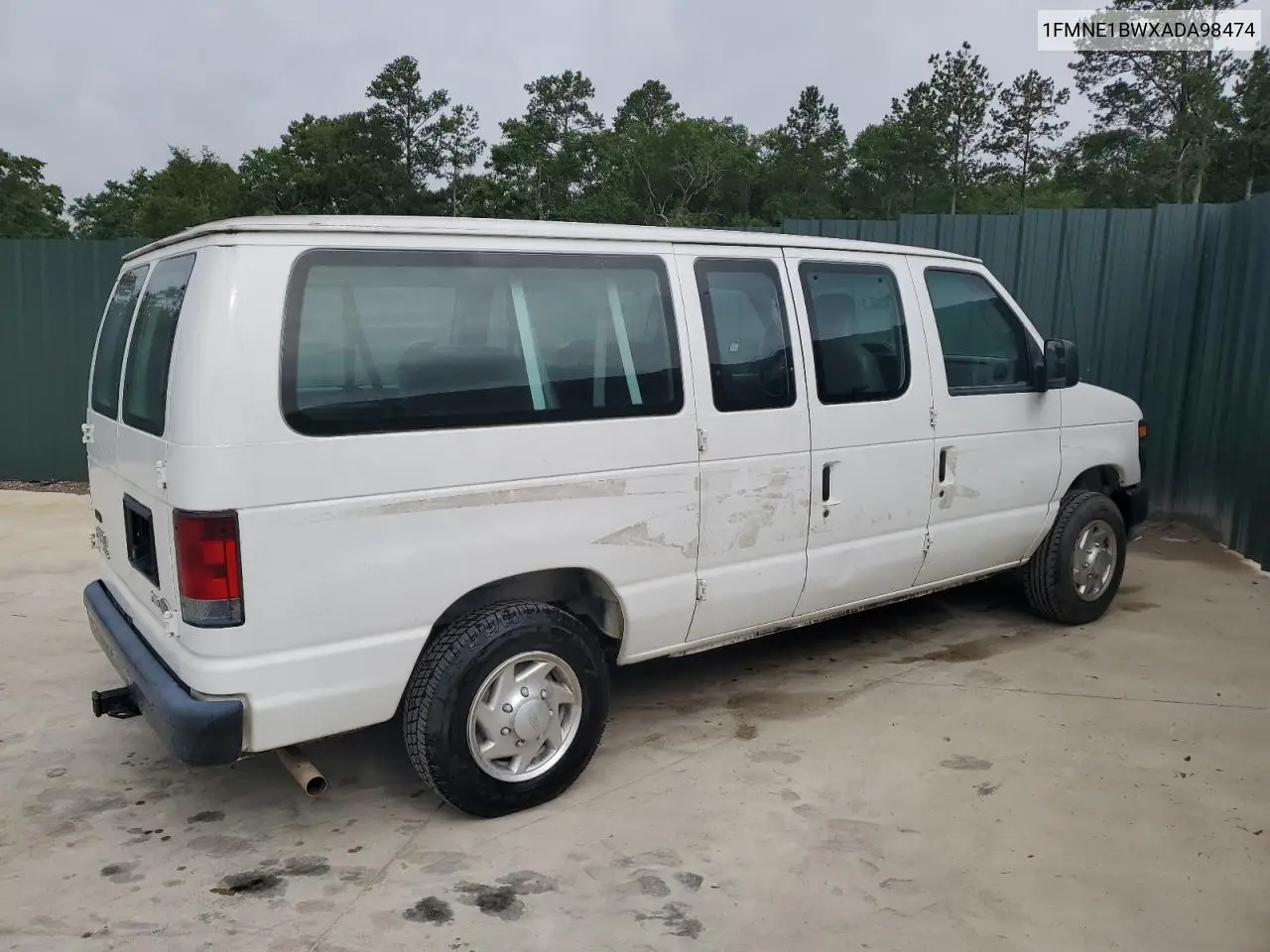 2010 Ford Econoline E150 Wagon VIN: 1FMNE1BWXADA98474 Lot: 59538435