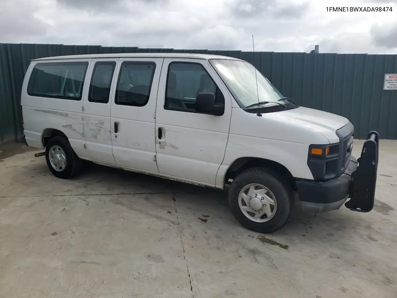 2010 Ford Econoline E150 Wagon VIN: 1FMNE1BWXADA98474 Lot: 59538435