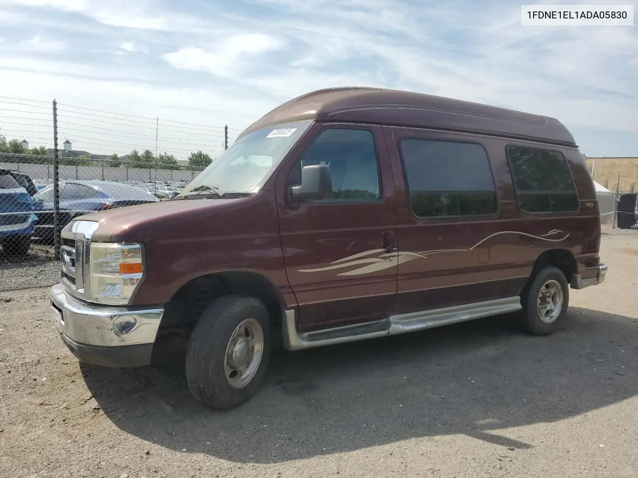 2010 Ford Econoline E150 Van VIN: 1FDNE1EL1ADA05830 Lot: 62006825