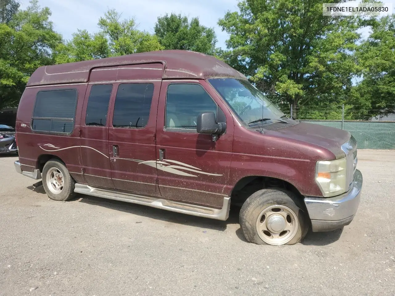 2010 Ford Econoline E150 Van VIN: 1FDNE1EL1ADA05830 Lot: 62006825
