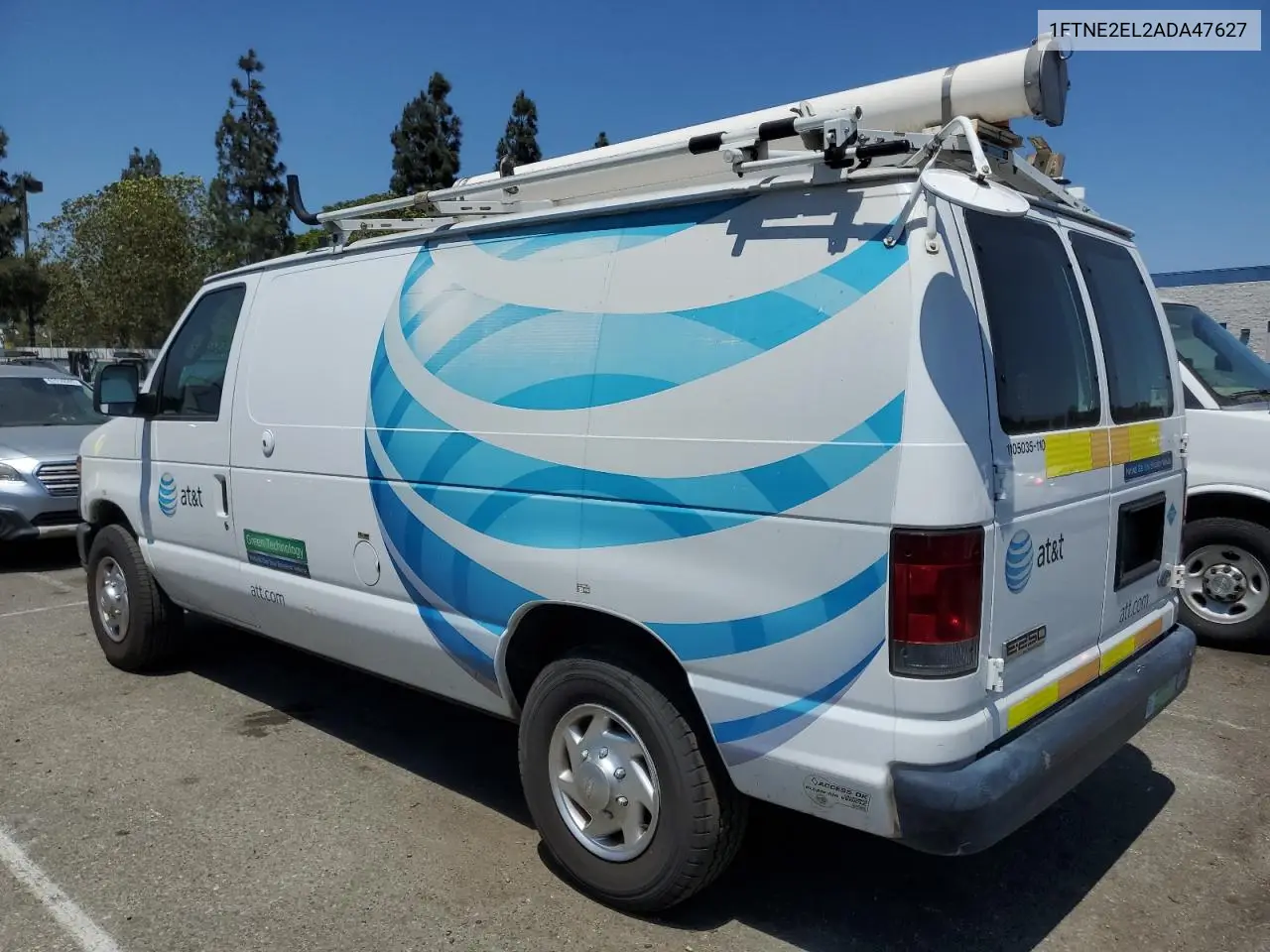 2010 Ford Econoline E250 Van VIN: 1FTNE2EL2ADA47627 Lot: 62460355