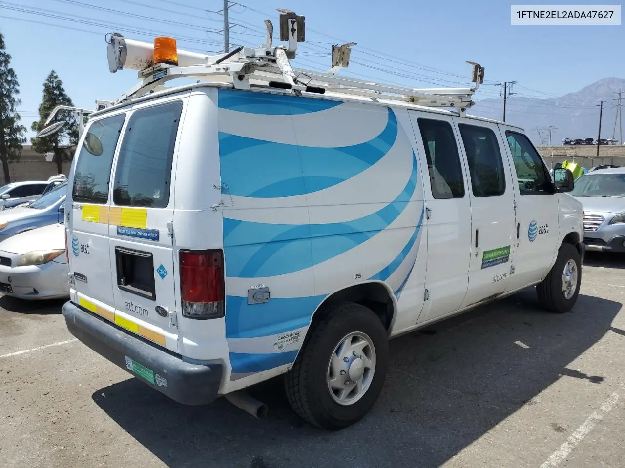 2010 Ford Econoline E250 Van VIN: 1FTNE2EL2ADA47627 Lot: 62460355