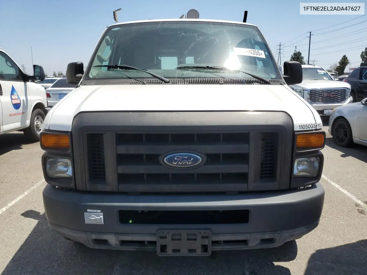 2010 Ford Econoline E250 Van VIN: 1FTNE2EL2ADA47627 Lot: 62460355