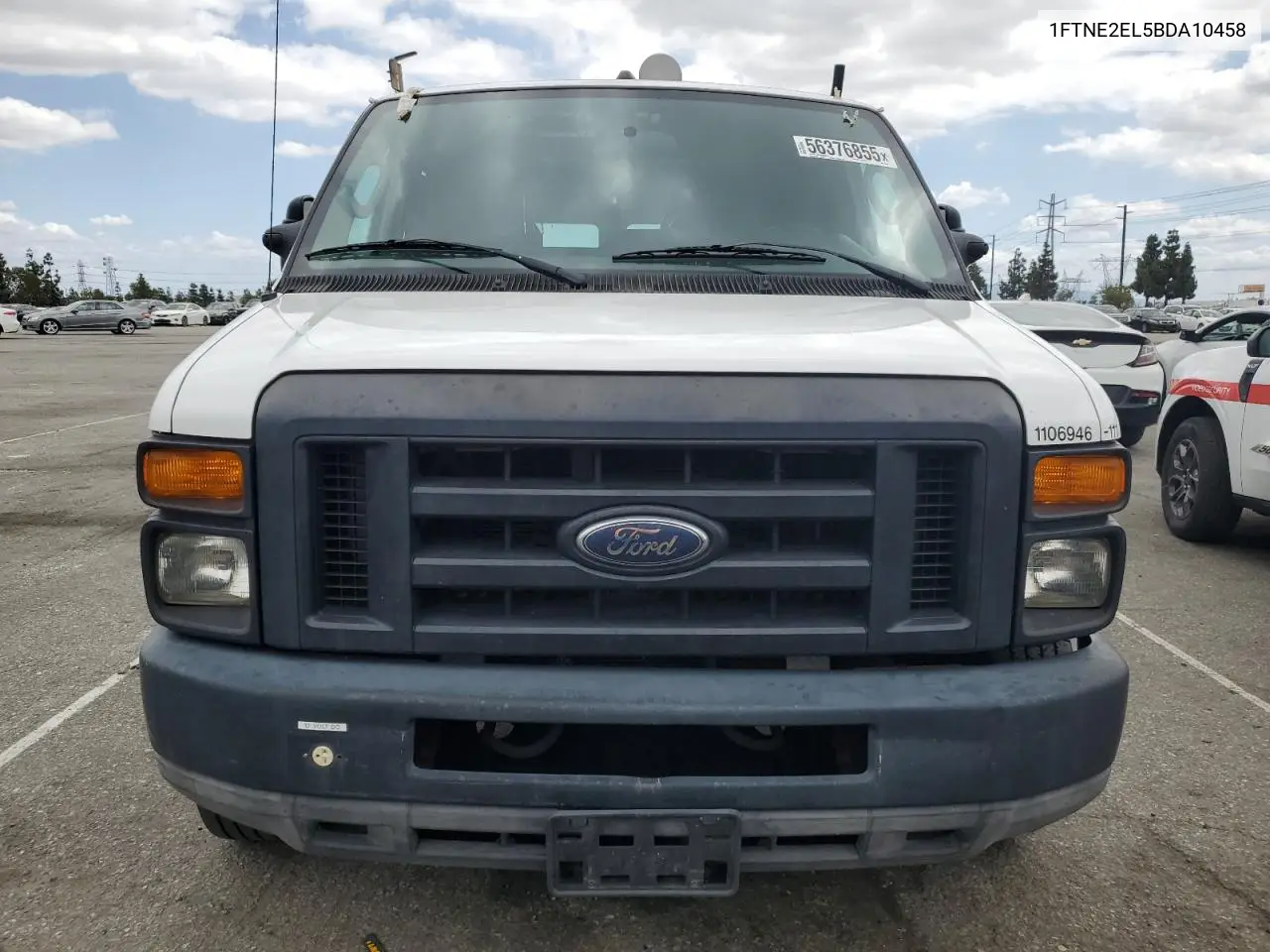 2011 Ford Econoline E250 Van VIN: 1FTNE2EL5BDA10458 Lot: 56376855
