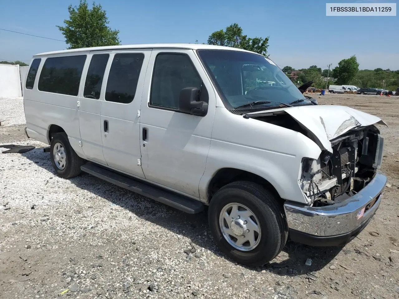 2011 Ford Econoline E350 Super Duty Wagon VIN: 1FBSS3BL1BDA11259 Lot: 56729115