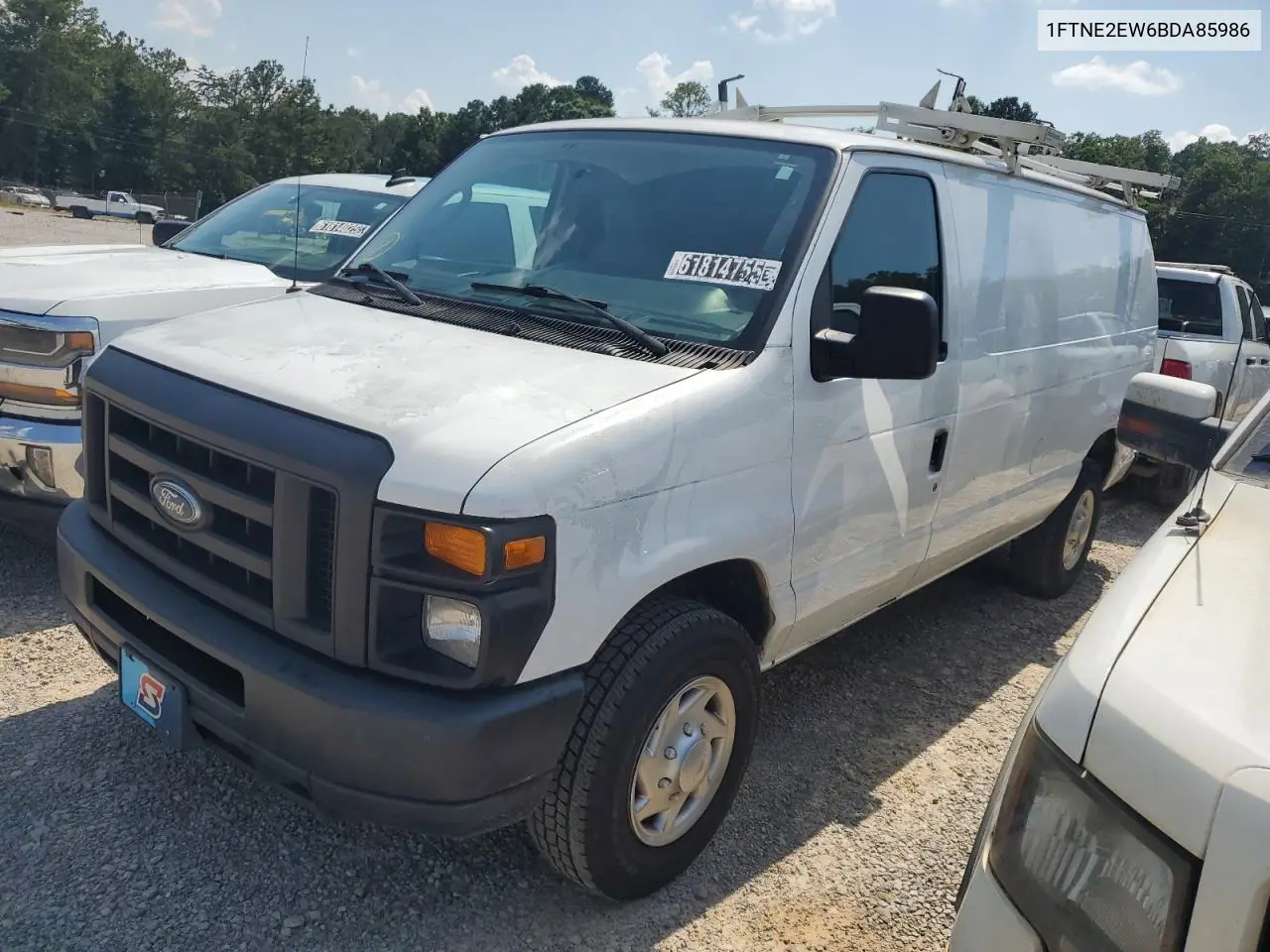 2011 Ford Econoline E250 Van VIN: 1FTNE2EW6BDA85986 Lot: 61814755