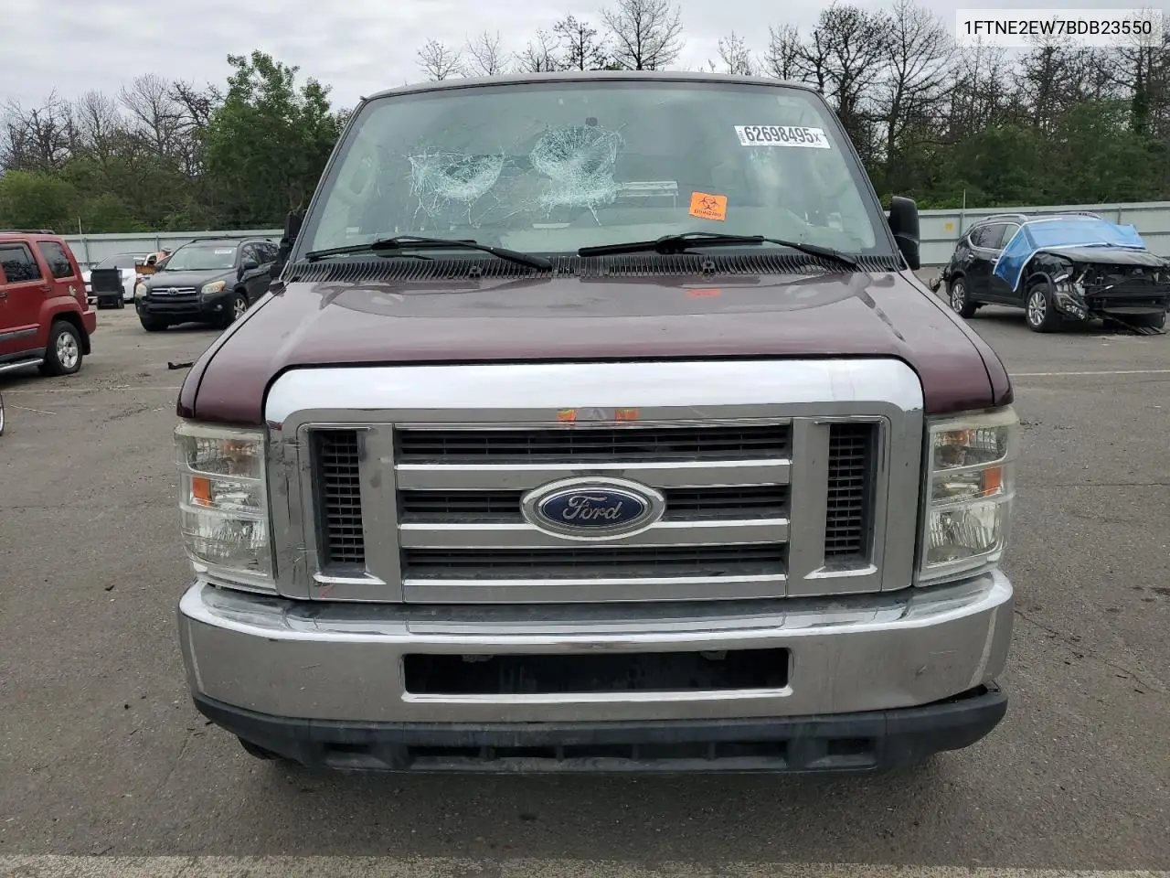 2011 Ford Econoline E250 Van VIN: 1FTNE2EW7BDB23550 Lot: 62698495