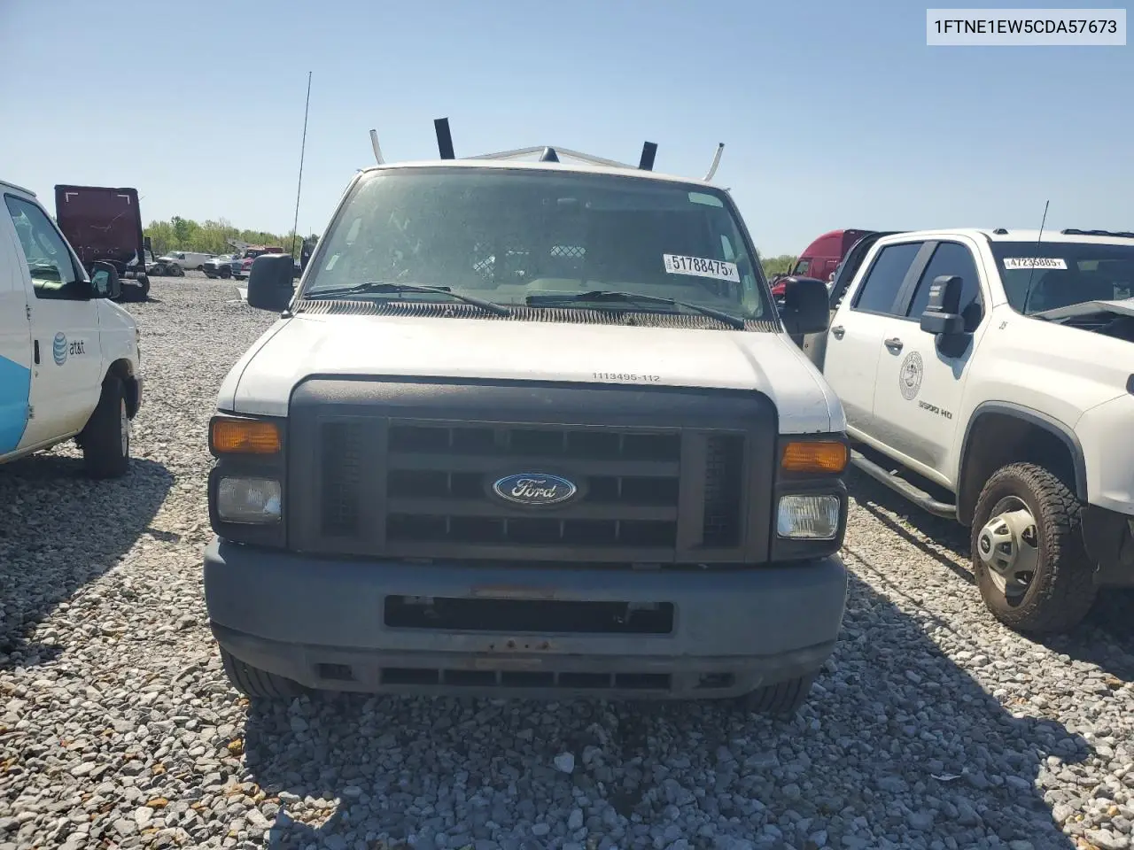 2012 Ford Econoline E150 Van VIN: 1FTNE1EW5CDA57673 Lot: 51788475