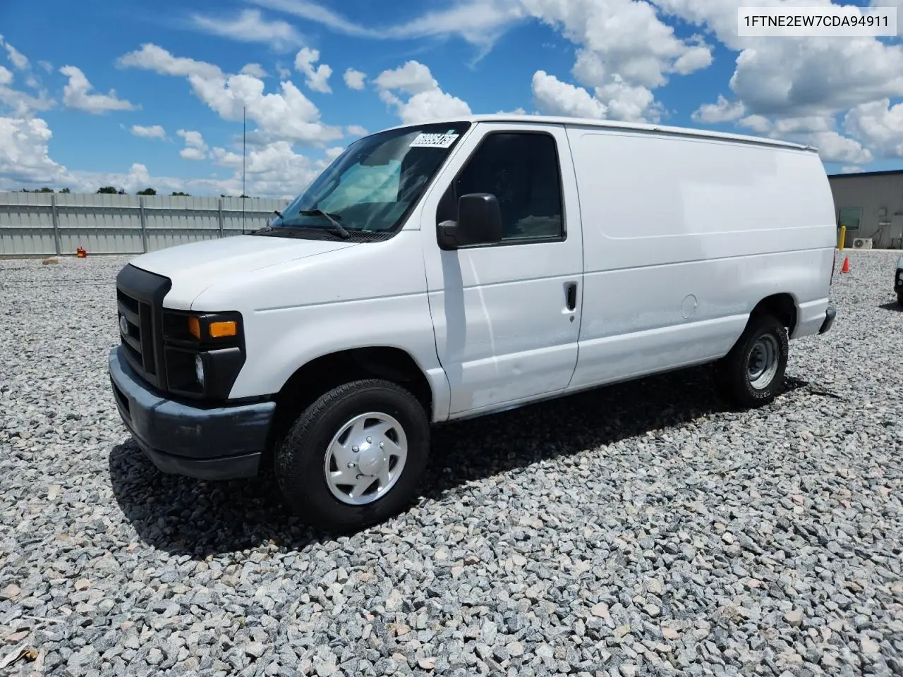2012 Ford Econoline E250 Van VIN: 1FTNE2EW7CDA94911 Lot: 60995475