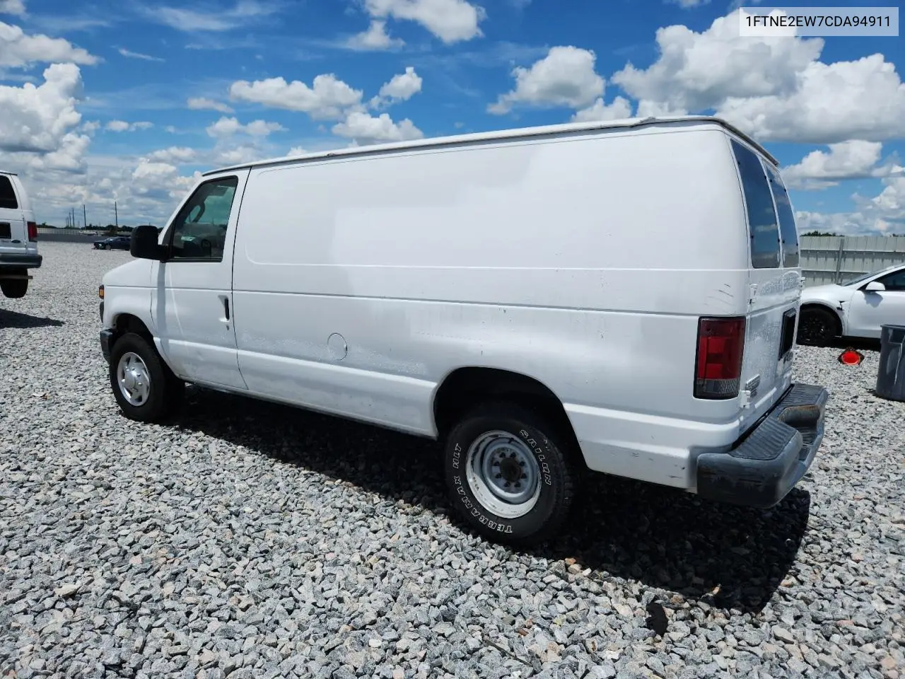 2012 Ford Econoline E250 Van VIN: 1FTNE2EW7CDA94911 Lot: 60995475