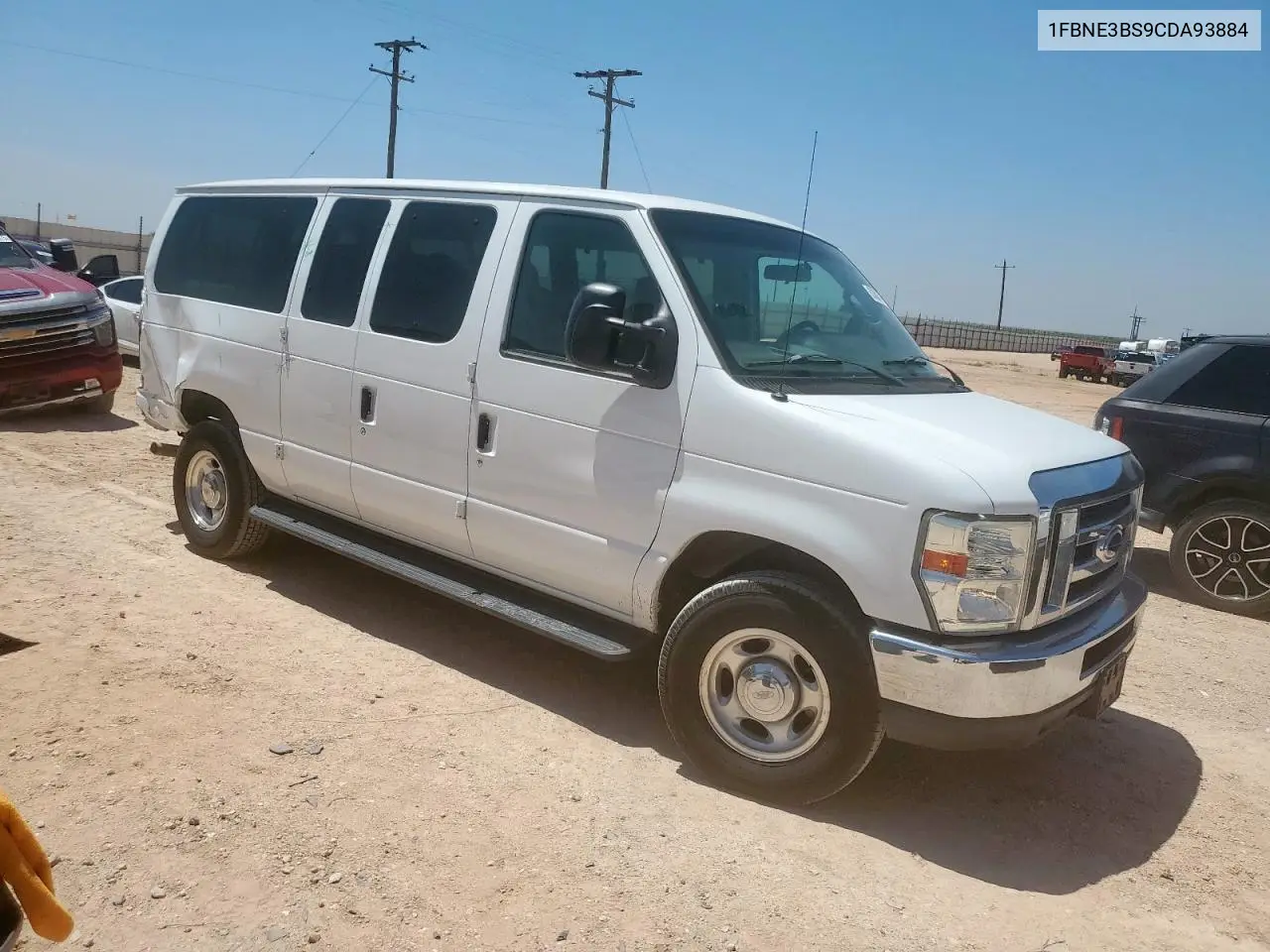 2012 Ford Econoline E350 Super Duty Wagon VIN: 1FBNE3BS9CDA93884 Lot: 63308795
