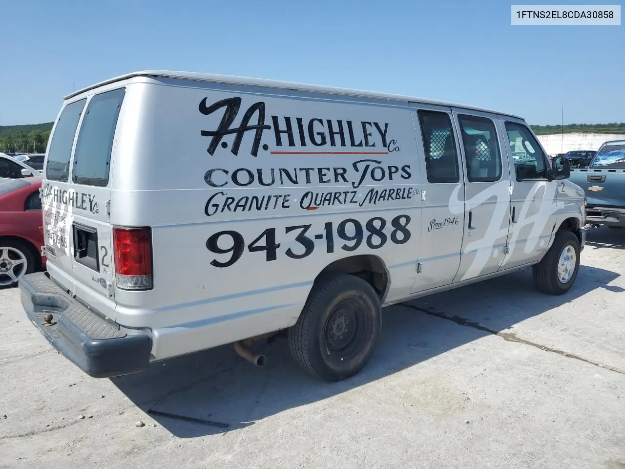 2012 Ford Econoline E250 Van VIN: 1FTNS2EL8CDA30858 Lot: 64616565