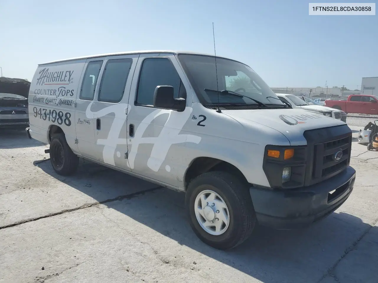 2012 Ford Econoline E250 Van VIN: 1FTNS2EL8CDA30858 Lot: 64616565
