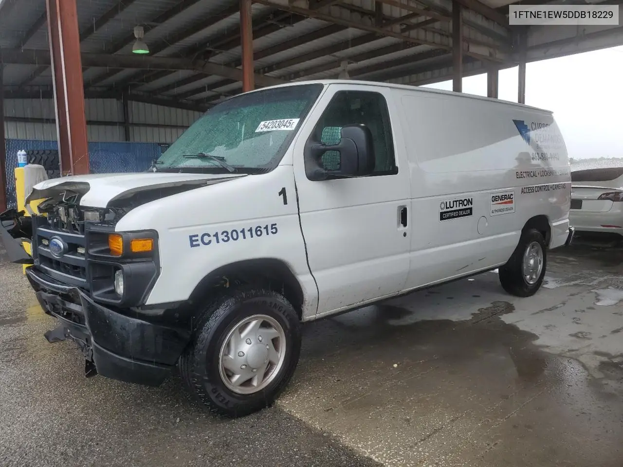 2013 Ford Econoline E150 Van VIN: 1FTNE1EW5DDB18229 Lot: 54203045
