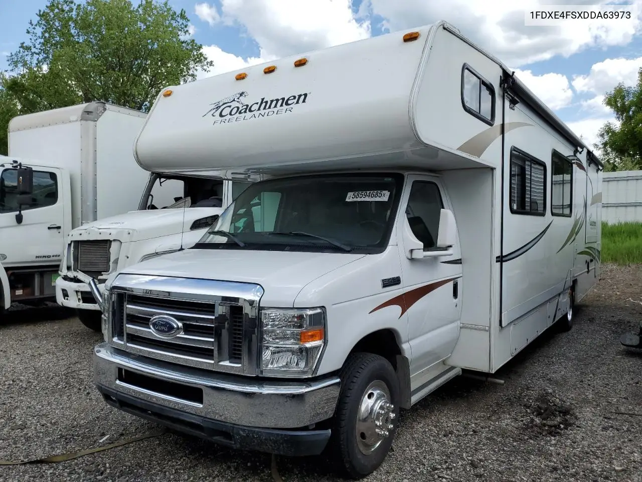 1fdxe4fsxdda63973 1FDXE4FSXDDA63973 2013 Ford Econoline E450 Super Duty Cutaway Van