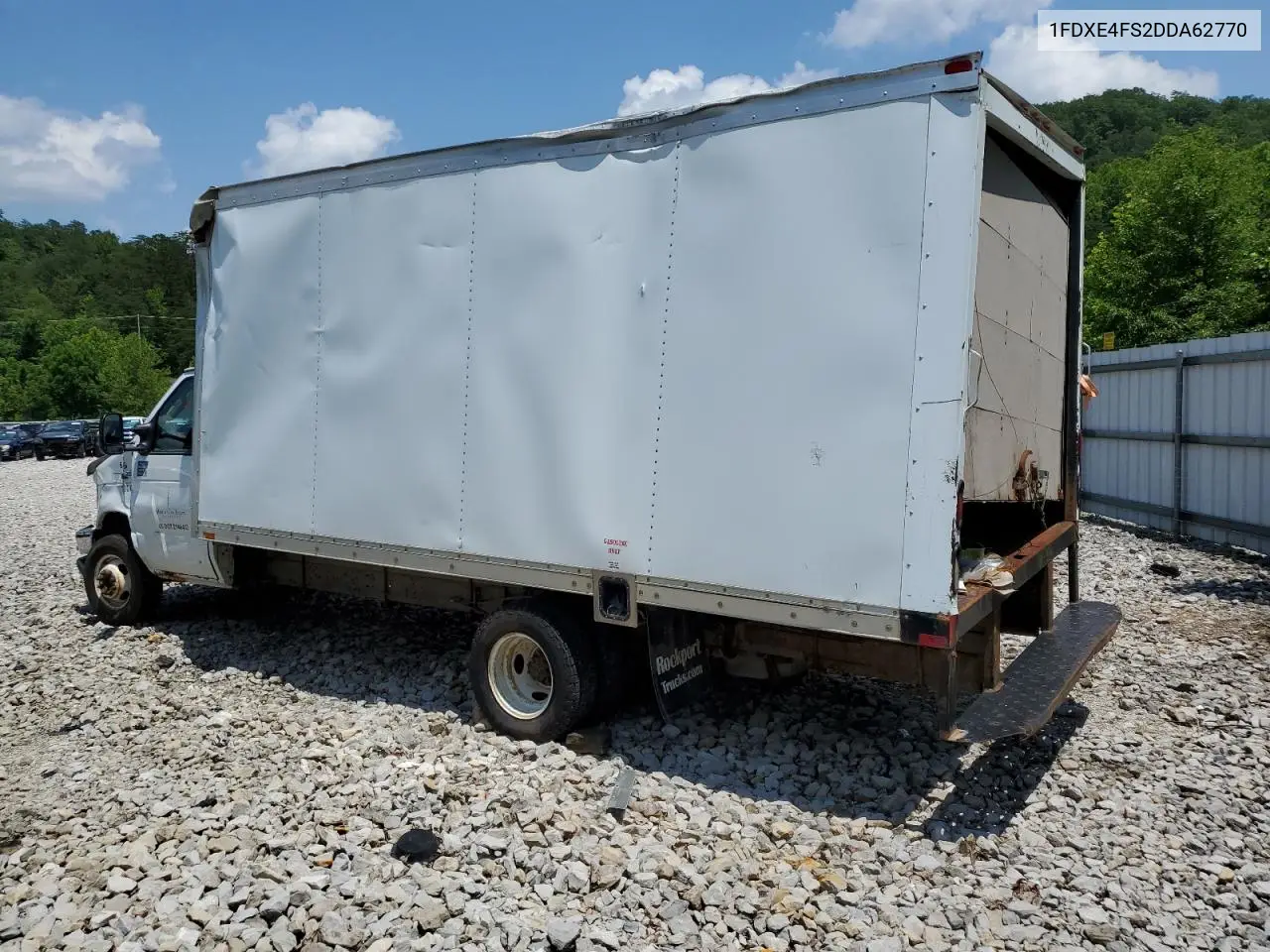 2013 Ford Econoline E450 Super Duty Cutaway Van VIN: 1FDXE4FS2DDA62770 Lot: 59958505