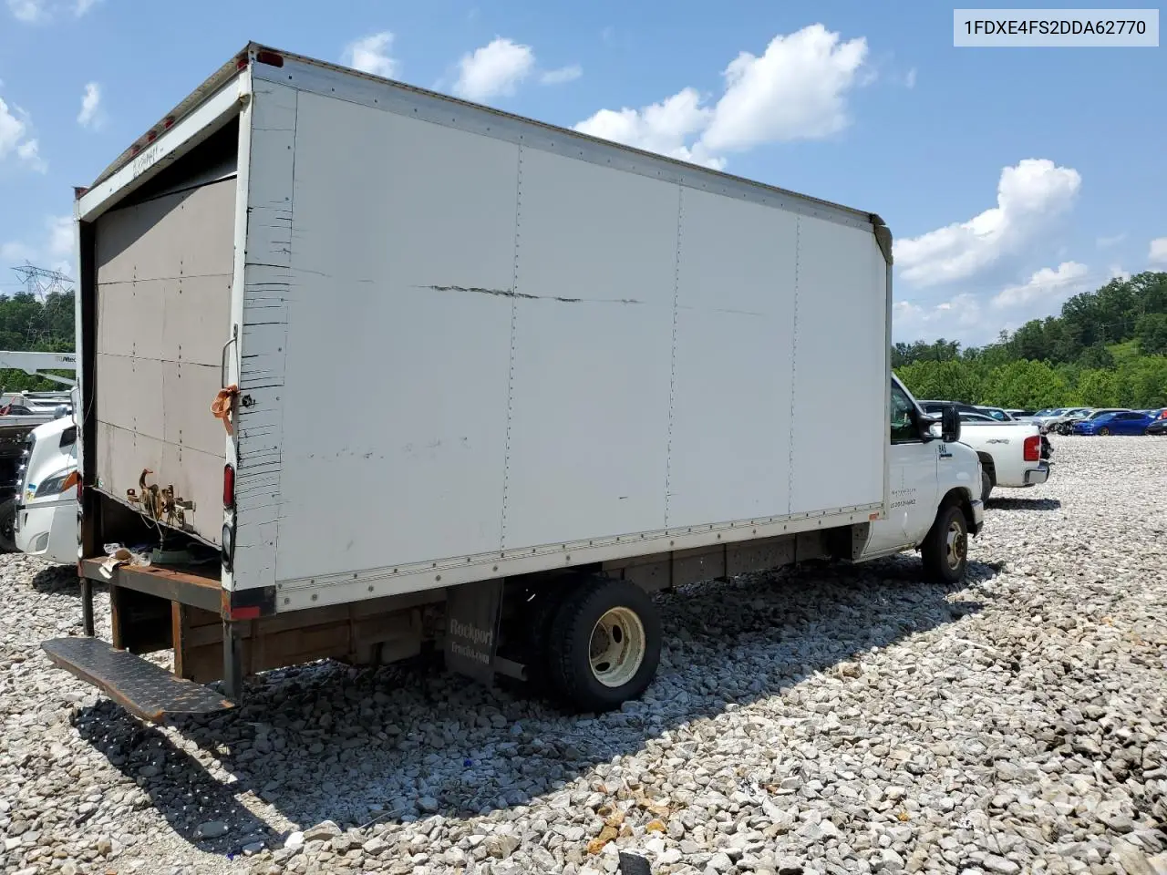 2013 Ford Econoline E450 Super Duty Cutaway Van VIN: 1FDXE4FS2DDA62770 Lot: 59958505