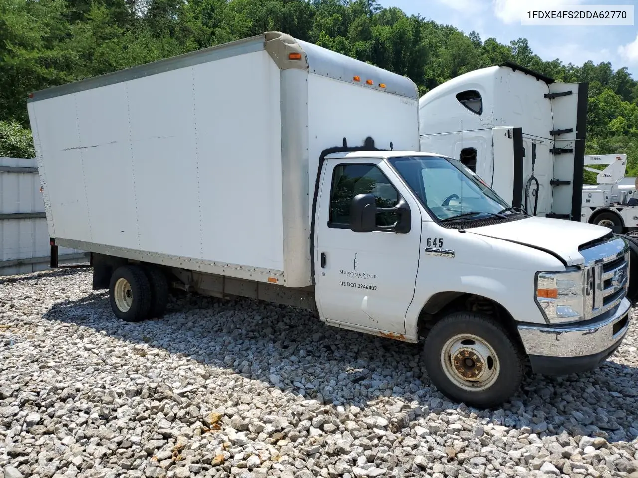 2013 Ford Econoline E450 Super Duty Cutaway Van VIN: 1FDXE4FS2DDA62770 Lot: 59958505