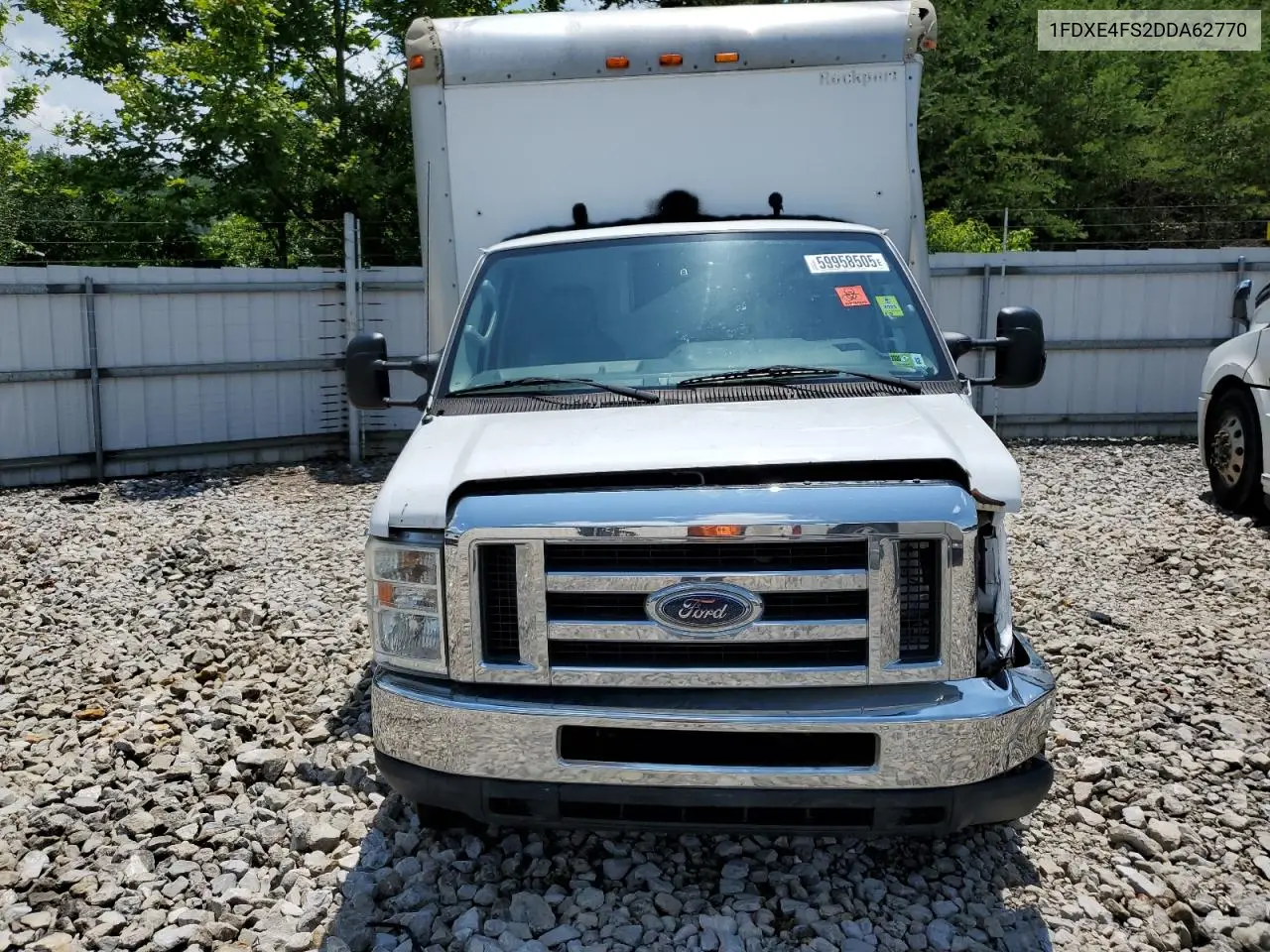 2013 Ford Econoline E450 Super Duty Cutaway Van VIN: 1FDXE4FS2DDA62770 Lot: 59958505