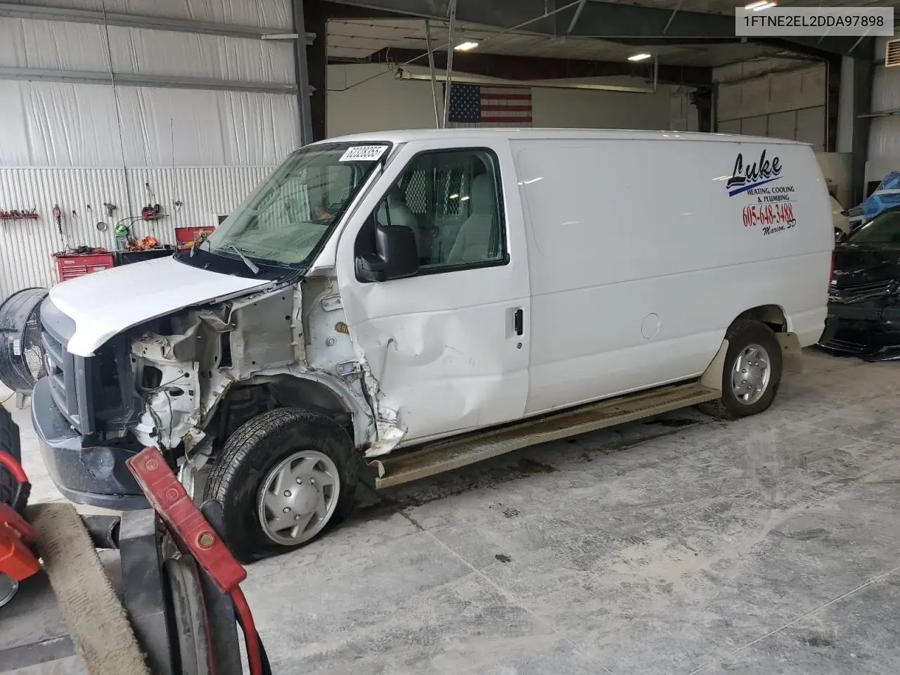 2013 Ford Econoline E250 Van VIN: 1FTNE2EL2DDA97898 Lot: 62328355