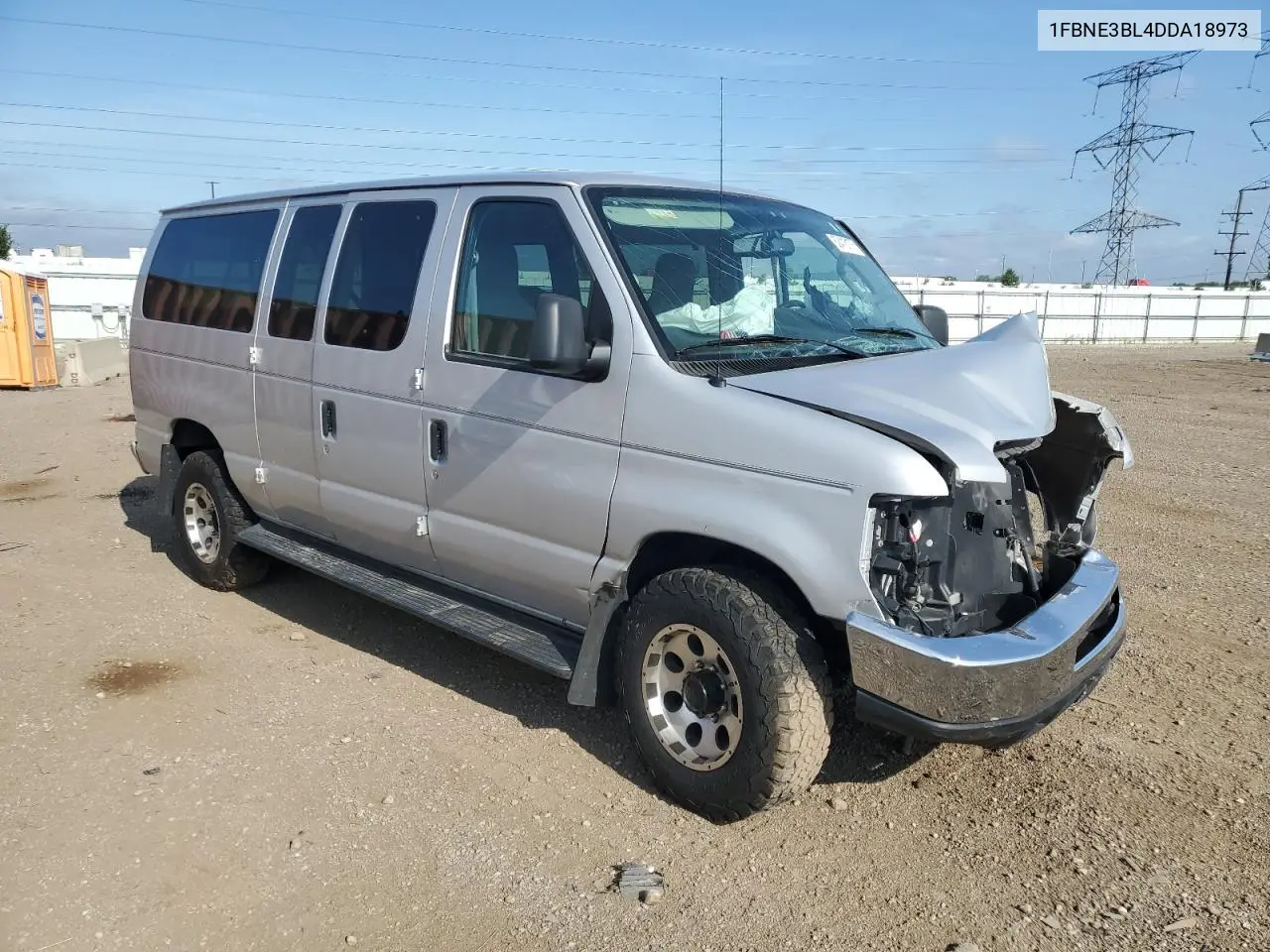 2013 Ford Econoline E350 Super Duty Wagon VIN: 1FBNE3BL4DDA18973 Lot: 62418175