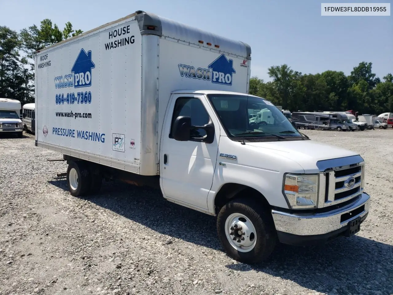 2013 Ford Econoline E350 Super Duty Cutaway Van VIN: 1FDWE3FL8DDB15955 Lot: 62934415