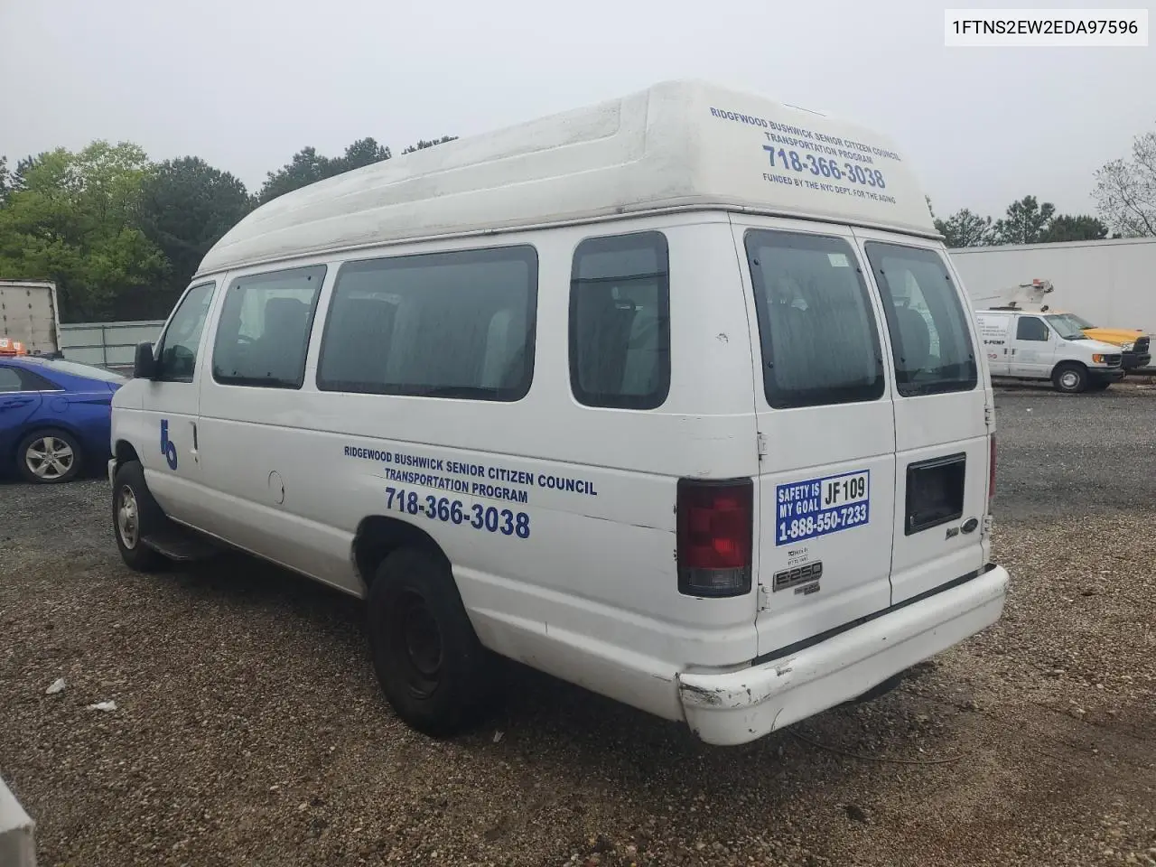 2014 Ford Econoline E250 Van VIN: 1FTNS2EW2EDA97596 Lot: 54776635