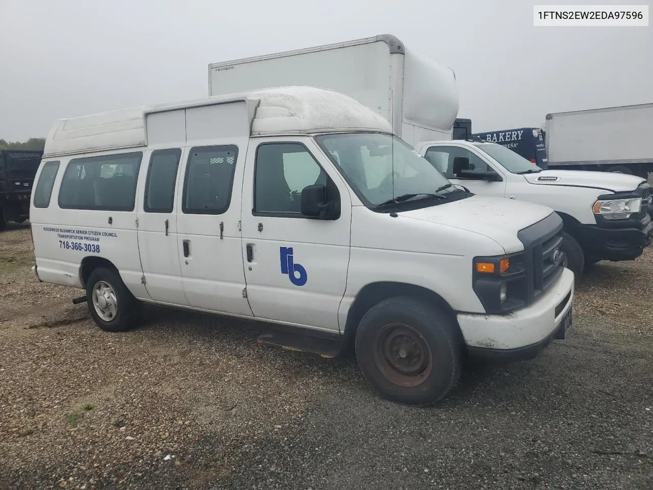 2014 Ford Econoline E250 Van VIN: 1FTNS2EW2EDA97596 Lot: 54776635