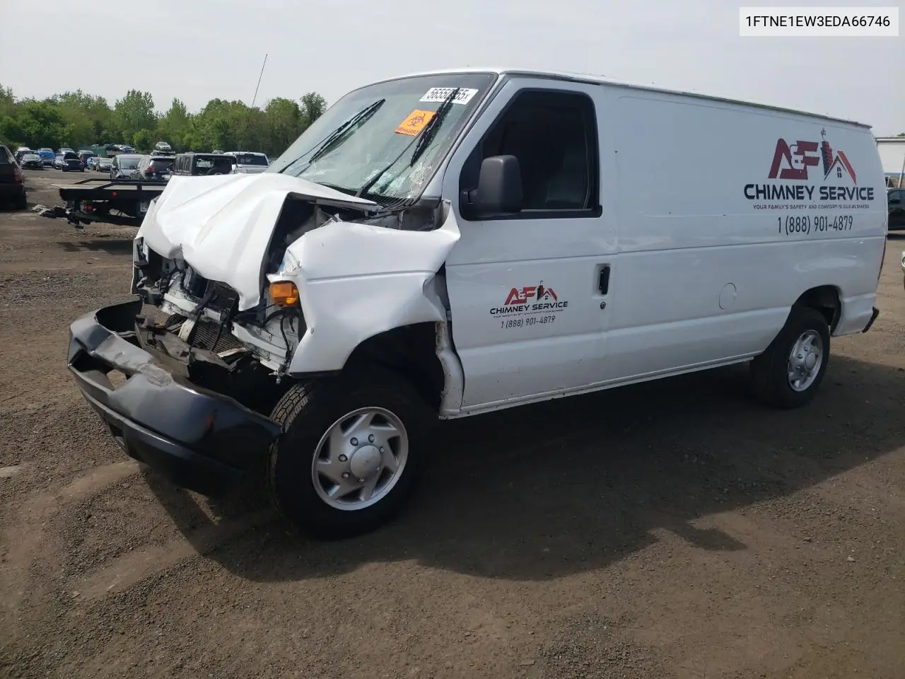 2014 Ford Econoline E150 Van VIN: 1FTNE1EW3EDA66746 Lot: 56550355