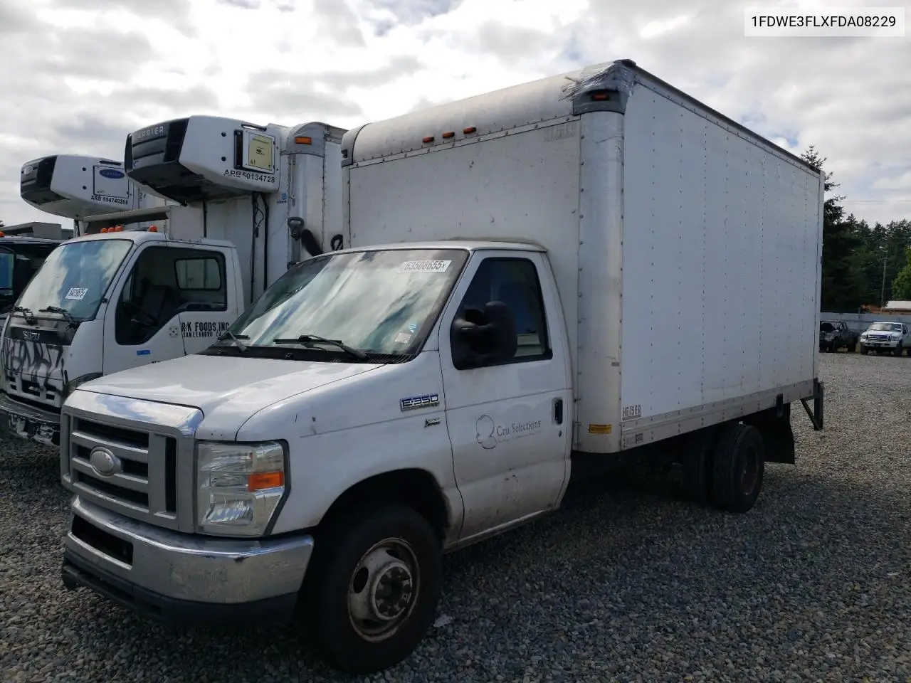 2015 Ford Econoline E350 Super Duty Cutaway Van VIN: 1FDWE3FLXFDA08229 Lot: 63508655