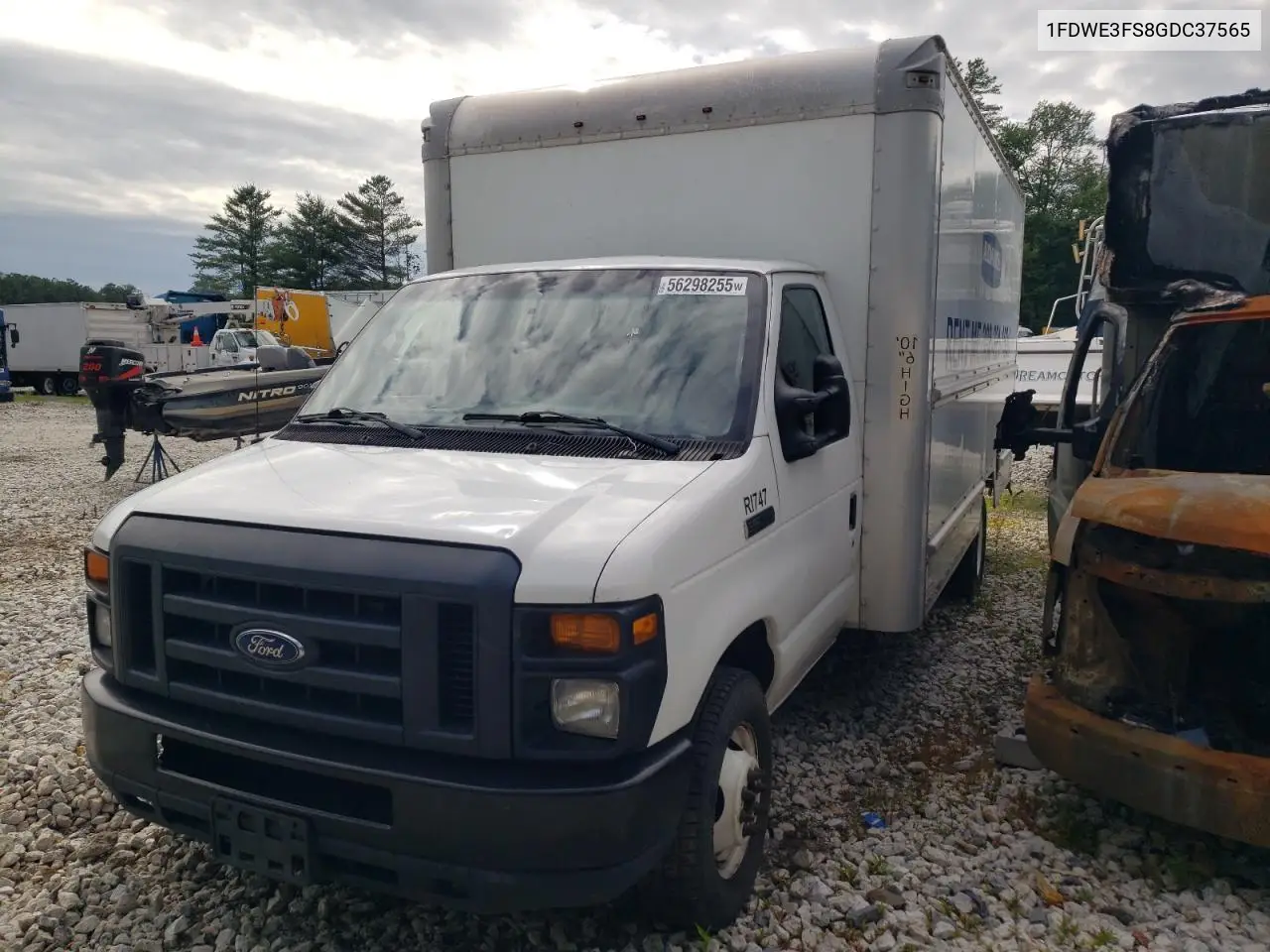 2016 Ford Econoline E350 Super Duty Cutaway Van VIN: 1FDWE3FS8GDC37565 Lot: 56298255