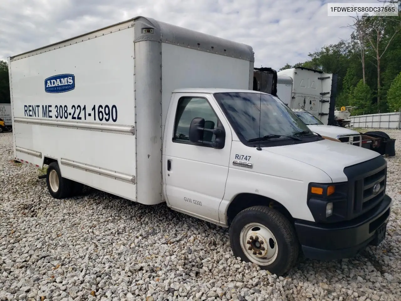 2016 Ford Econoline E350 Super Duty Cutaway Van VIN: 1FDWE3FS8GDC37565 Lot: 56298255