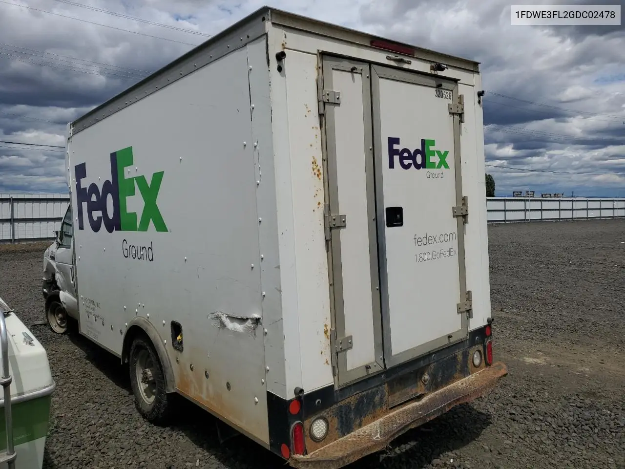 2016 Ford Econoline E350 Super Duty Cutaway Van VIN: 1FDWE3FL2GDC02478 Lot: 62743745