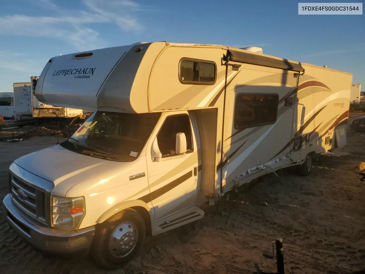 2016 Ford Econoline E450 Super Duty Cutaway Van VIN: 1FDXE4FS0GDC31544 Lot: 78515914