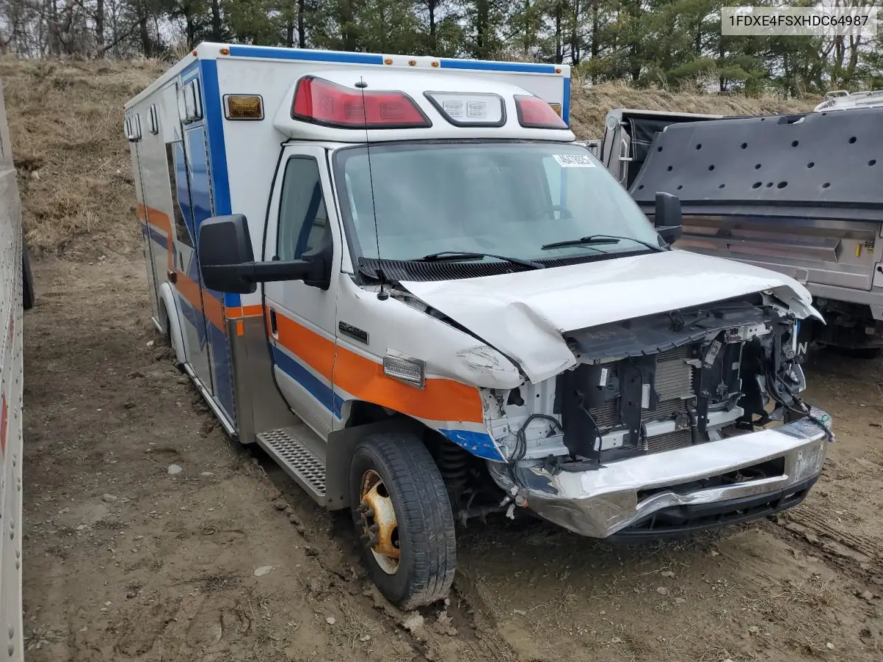 2017 Ford Econoline E450 Super Duty Cutaway Van VIN: 1FDXE4FSXHDC64987 Lot: 46478925