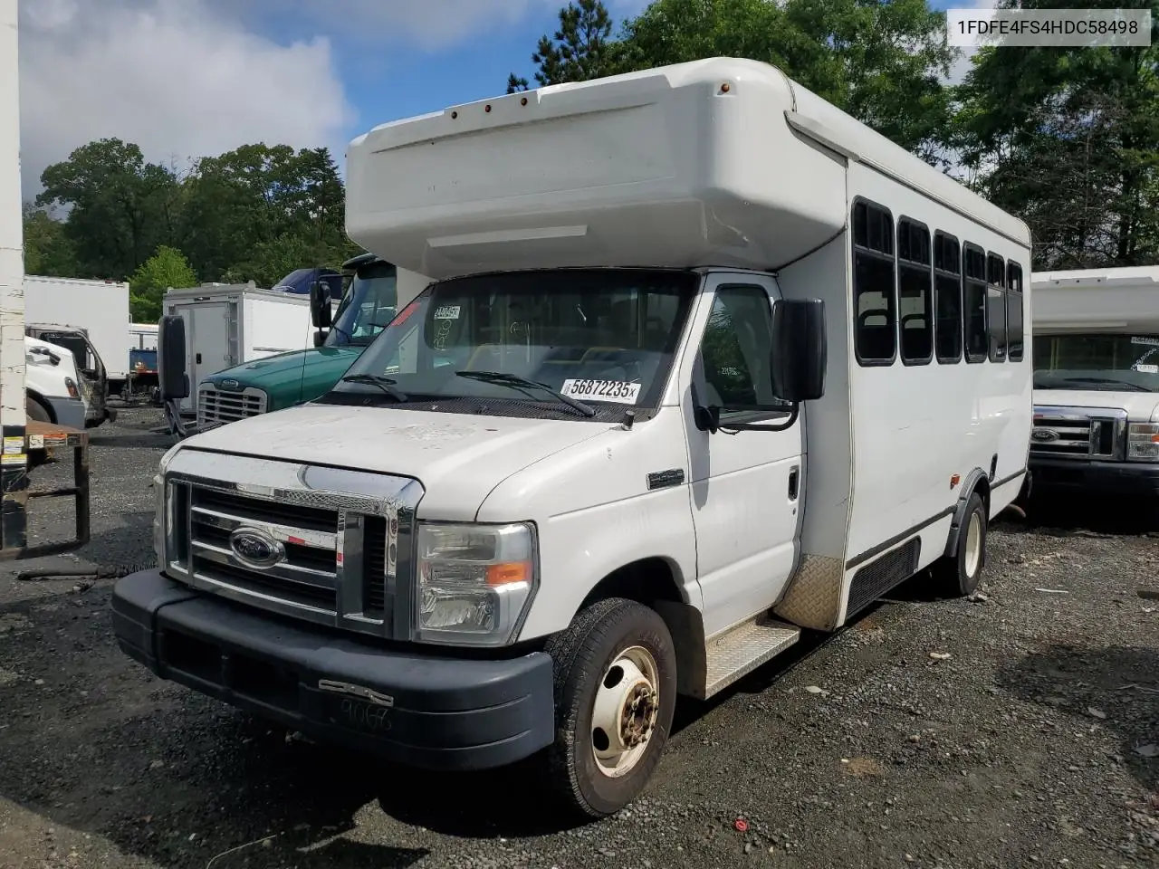 2017 Ford Econoline E450 Super Duty Cutaway Van VIN: 1FDFE4FS4HDC58498 Lot: 56872235