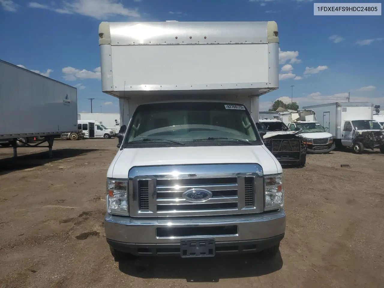 2017 Ford Econoline E450 Super Duty Cutaway Van VIN: 1FDXE4FS9HDC24805 Lot: 62769775