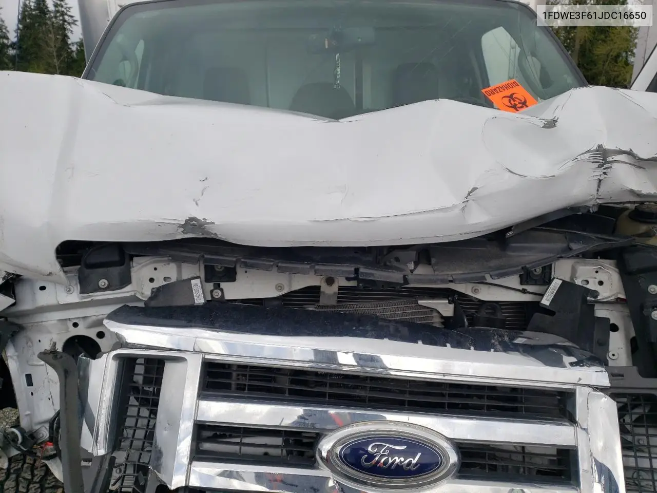 2018 Ford Econoline E350 Super Duty Cutaway Van VIN: 1FDWE3F61JDC16650 Lot: 53555935