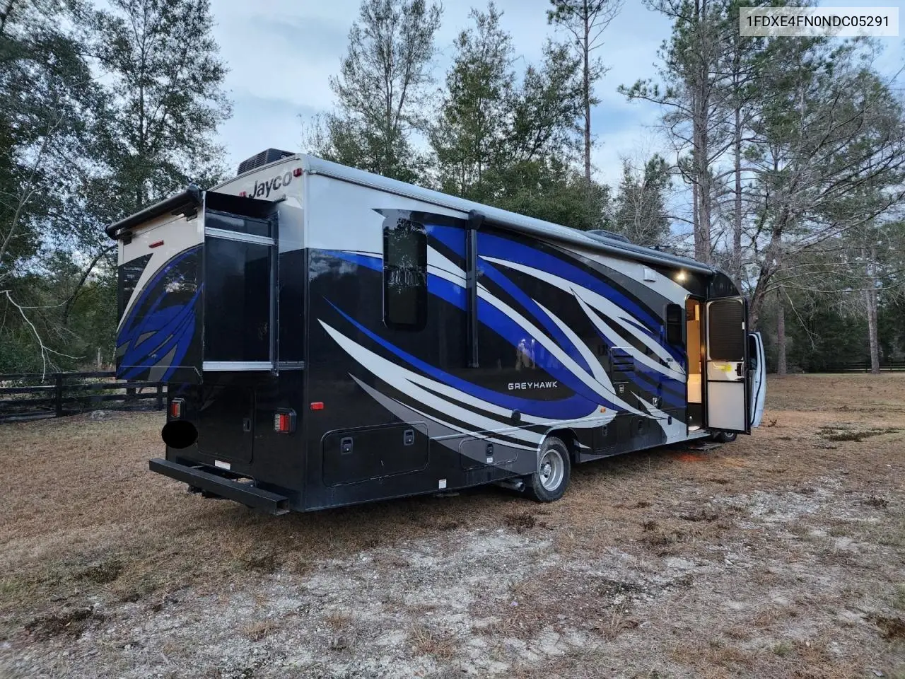 2022 Ford Econoline E450 Super Duty Cutaway Van VIN: 1FDXE4FN0NDC05291 Lot: 56802245