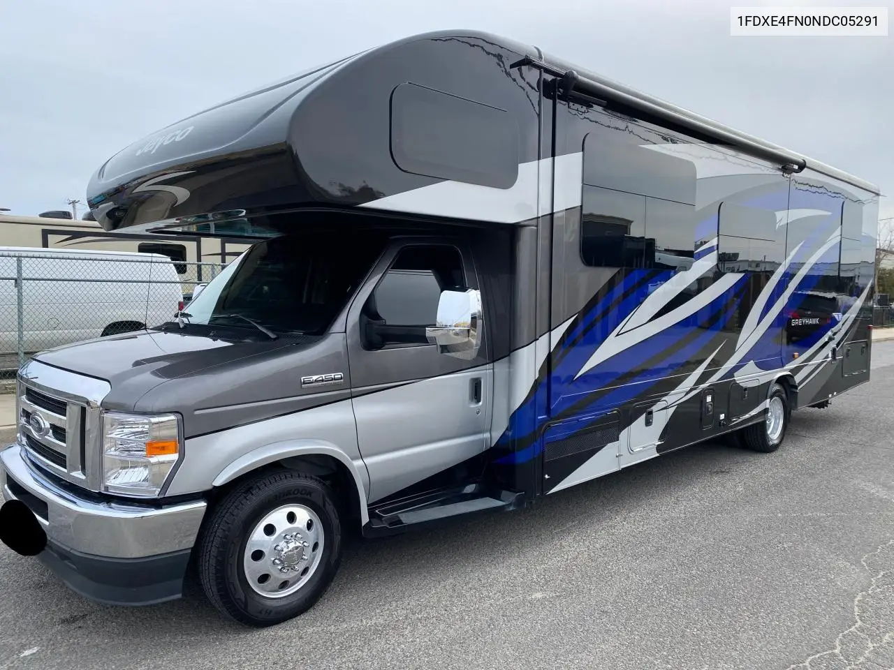 2022 Ford Econoline E450 Super Duty Cutaway Van VIN: 1FDXE4FN0NDC05291 Lot: 56802245