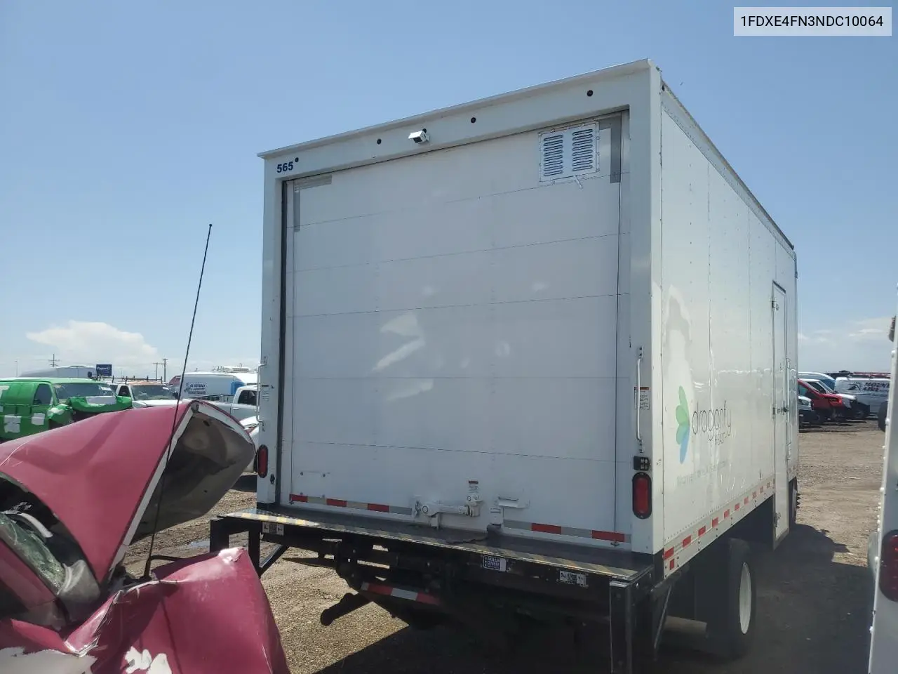 2022 Ford Econoline E450 Super Duty Cutaway Van VIN: 1FDXE4FN3NDC10064 Lot: 62122315