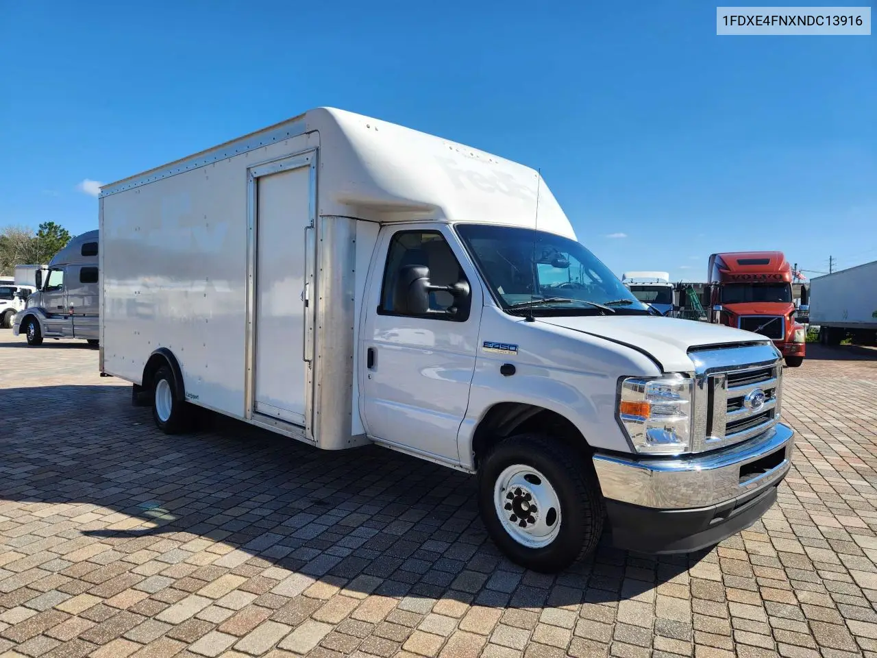 2022 Ford Econoline E450 Super Duty Cutaway Van VIN: 1FDXE4FNXNDC13916 Lot: 63077465
