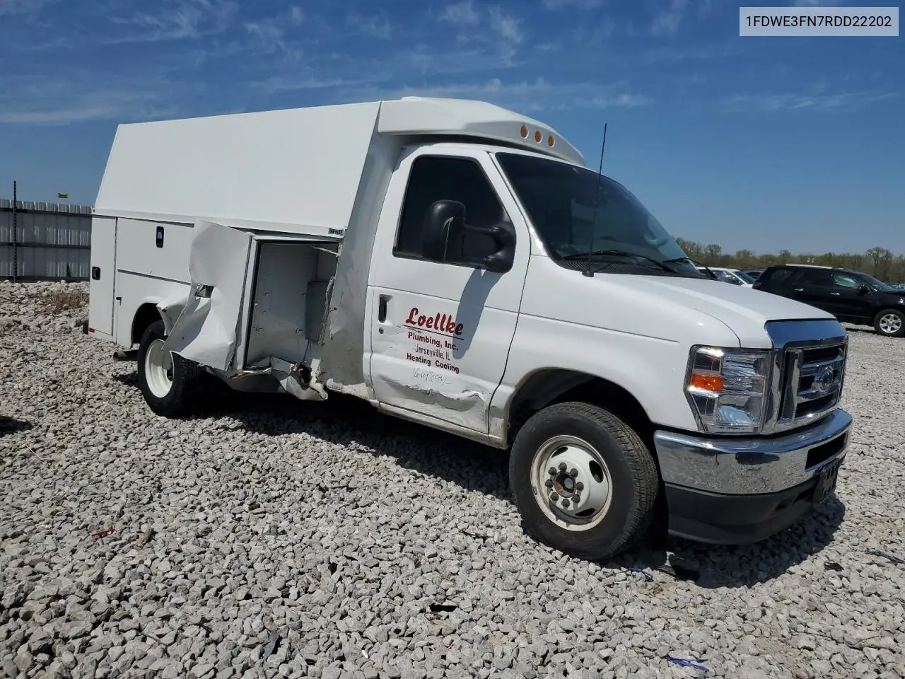 2024 Ford Econoline E350 Super Duty Cutaway Van VIN: 1FDWE3FN7RDD22202 Lot: 52412555