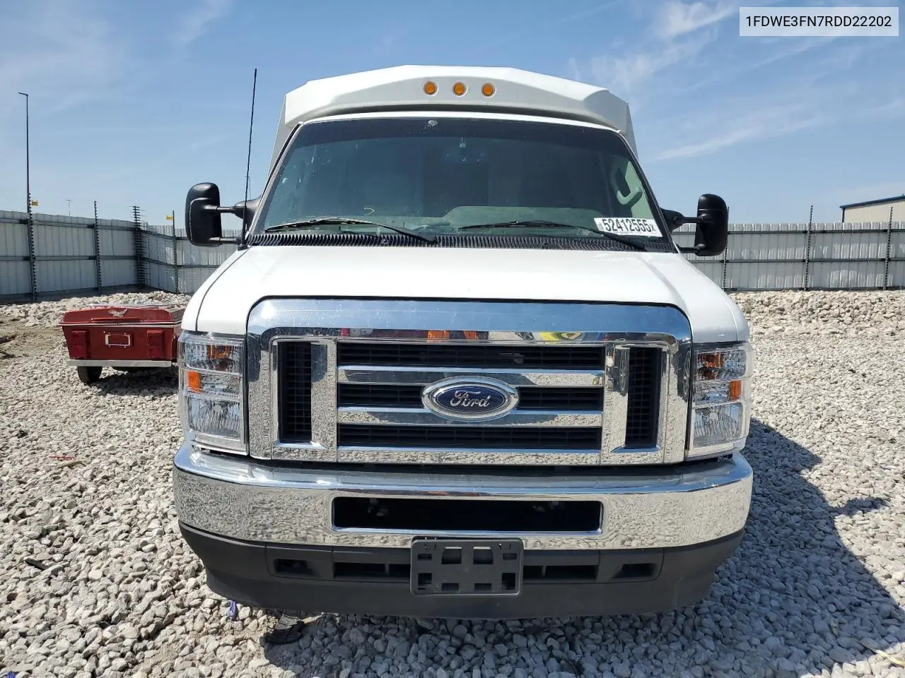 2024 Ford Econoline E350 Super Duty Cutaway Van VIN: 1FDWE3FN7RDD22202 Lot: 52412555
