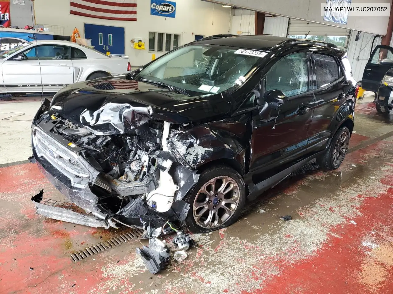 2018 Ford Ecosport Titanium VIN: MAJ6P1WL7JC207052 Lot: 58173255