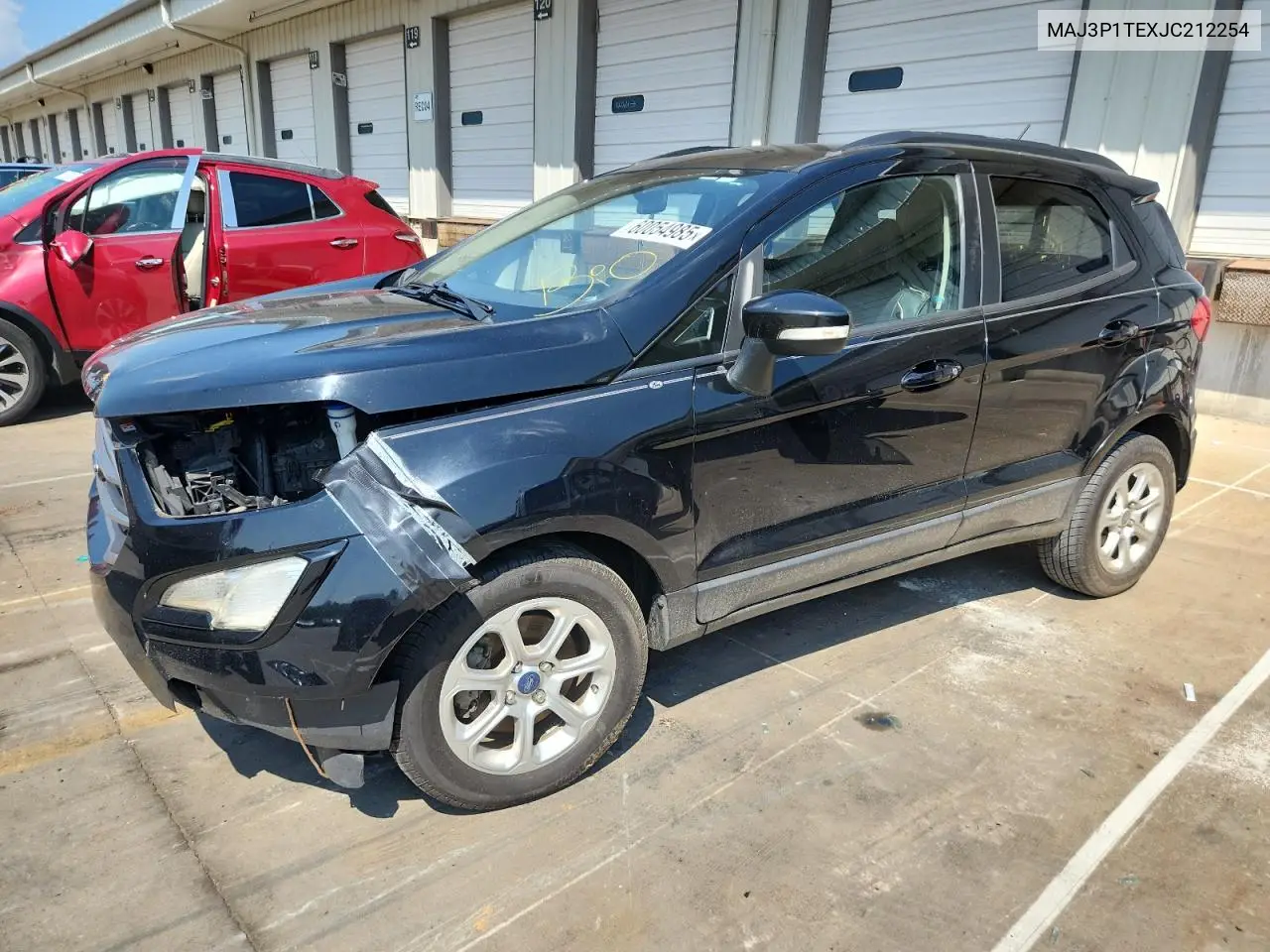 2018 Ford Ecosport Se VIN: MAJ3P1TEXJC212254 Lot: 60054985