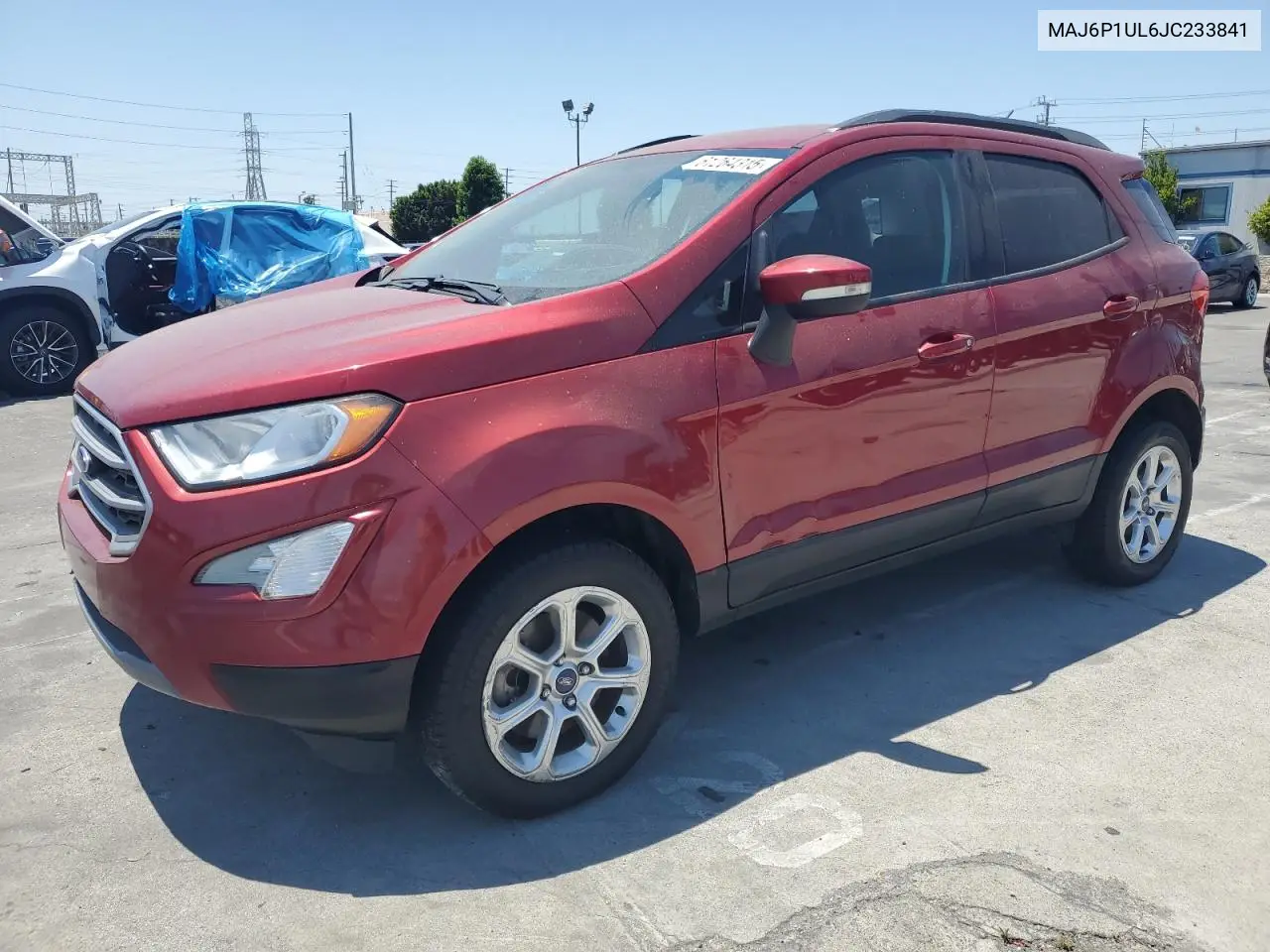 2018 Ford Ecosport Se VIN: MAJ6P1UL6JC233841 Lot: 61264315