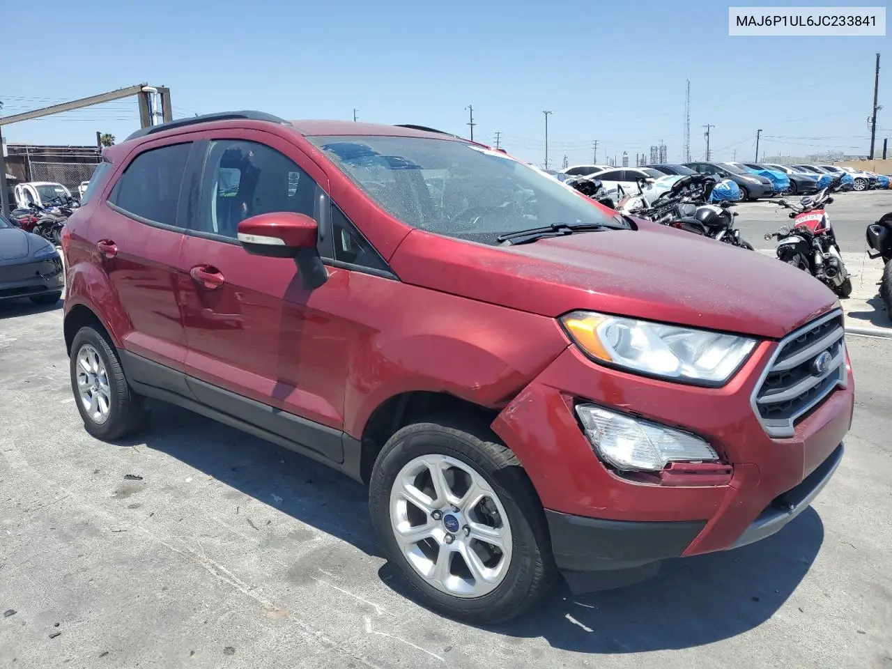 2018 Ford Ecosport Se VIN: MAJ6P1UL6JC233841 Lot: 61264315