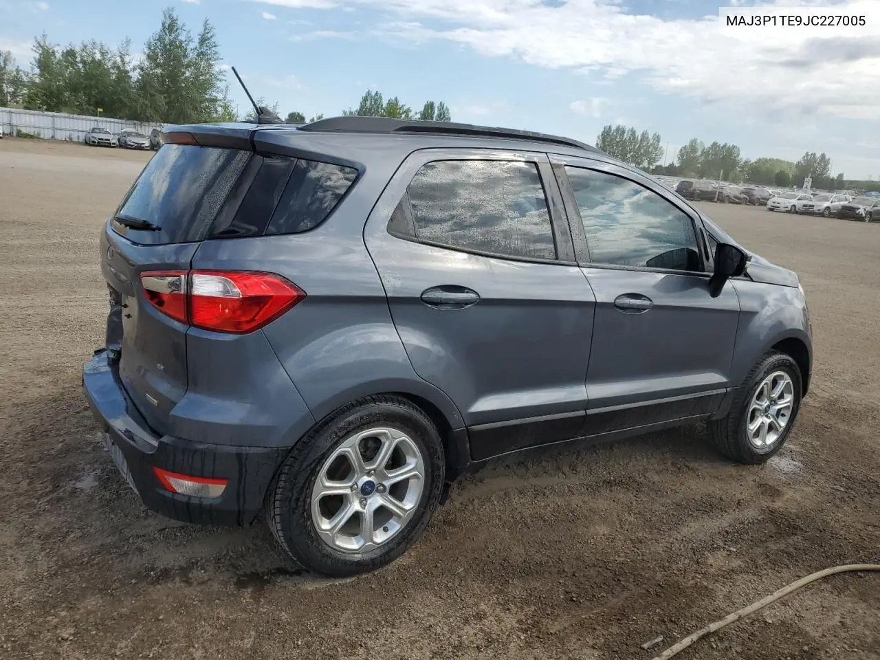 2018 Ford Ecosport Se VIN: MAJ3P1TE9JC227005 Lot: 62011385